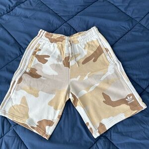 Adidas Men's Tan Camo Shorts